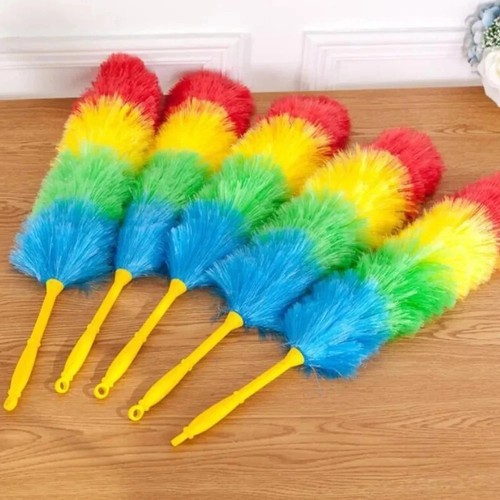 56cm static rainbow feather - 56cm,
